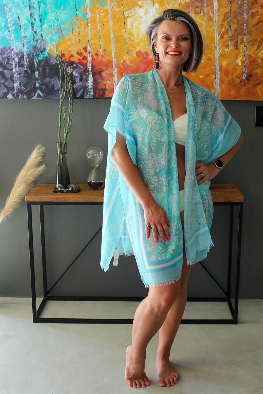 Cover-Up Filigree Aqua