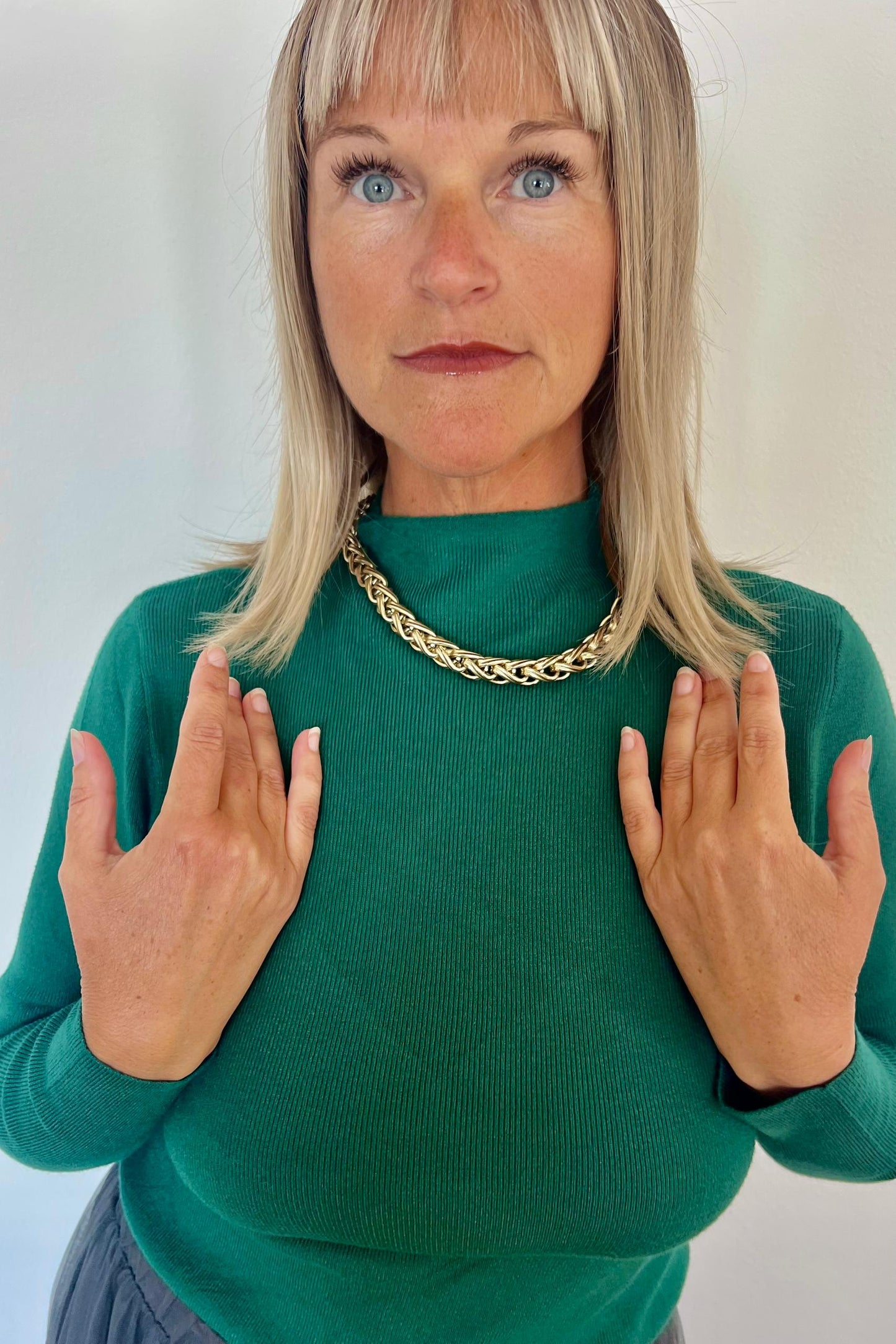 Forest Green Knit