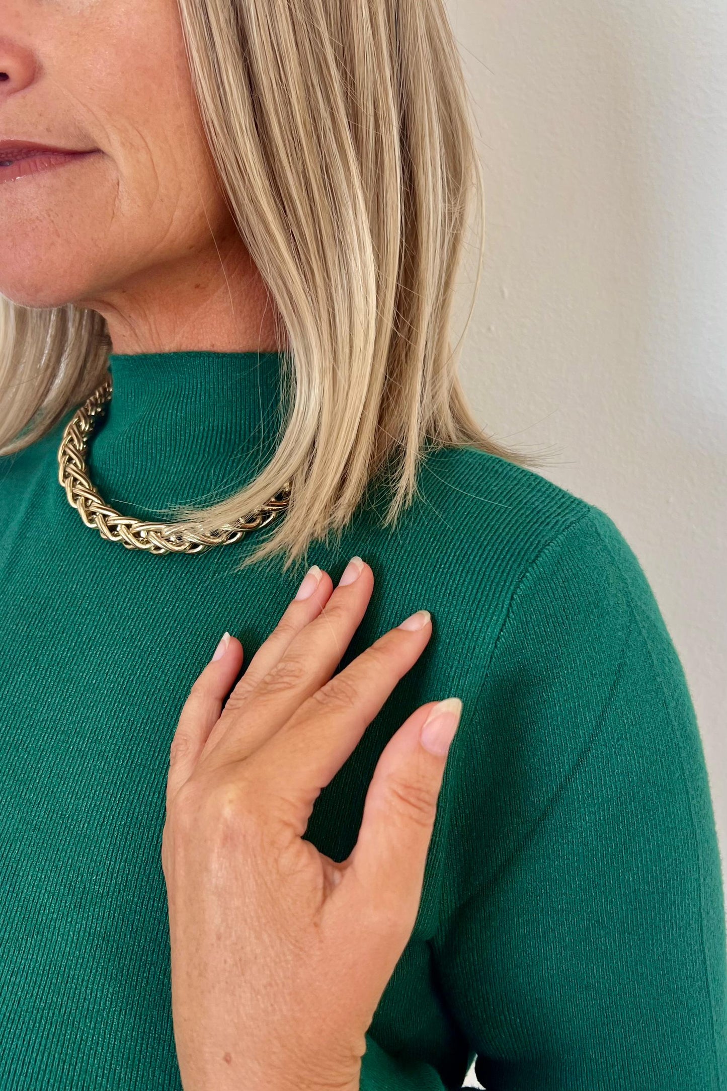 Forest Green Knit