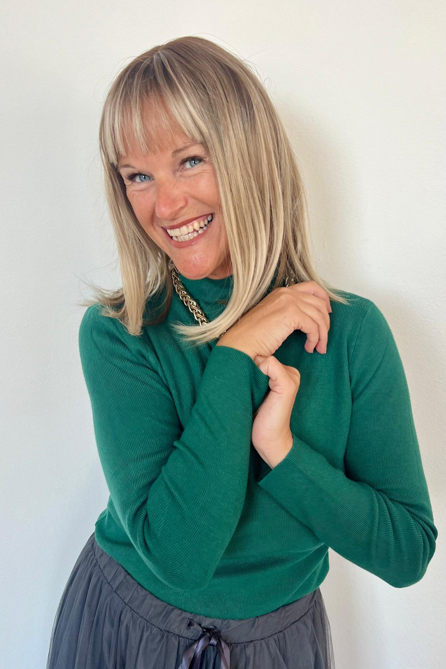 Forest Green Knit
