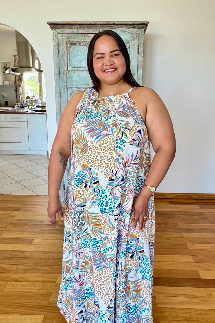 Lelane Halterneck Maxi Dress Urban Bliss