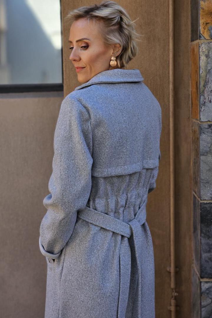 Maddison Coat Silver Melange