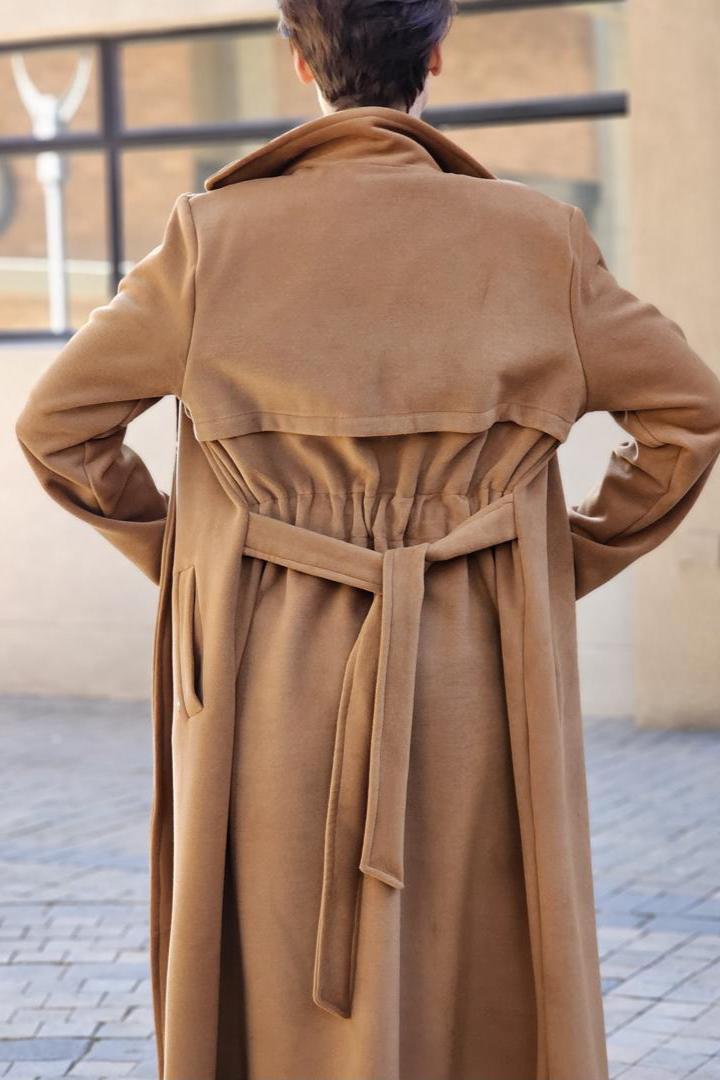 Maddison Coat Latte Melton