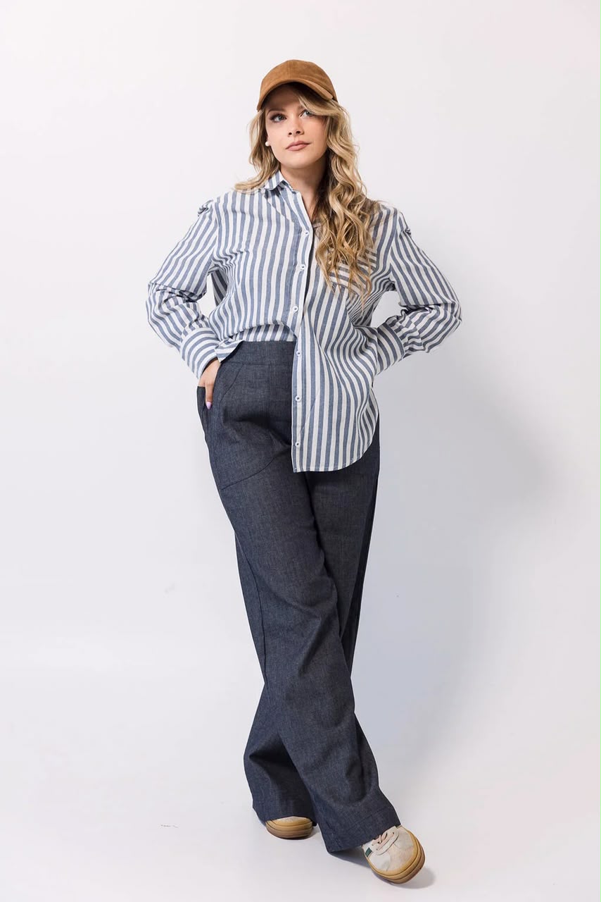 Marlow Wide Leg Denim Pants