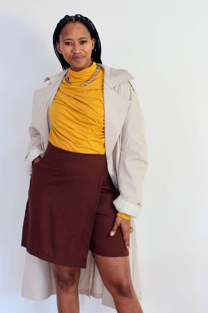 High Waisted Sample Shorty Skirt