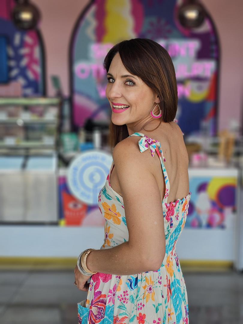 Steph Dress Hawaiian Floral