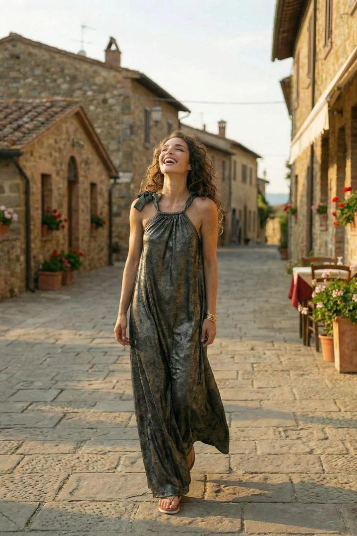 Lelane Halterneck Dress Galaxy