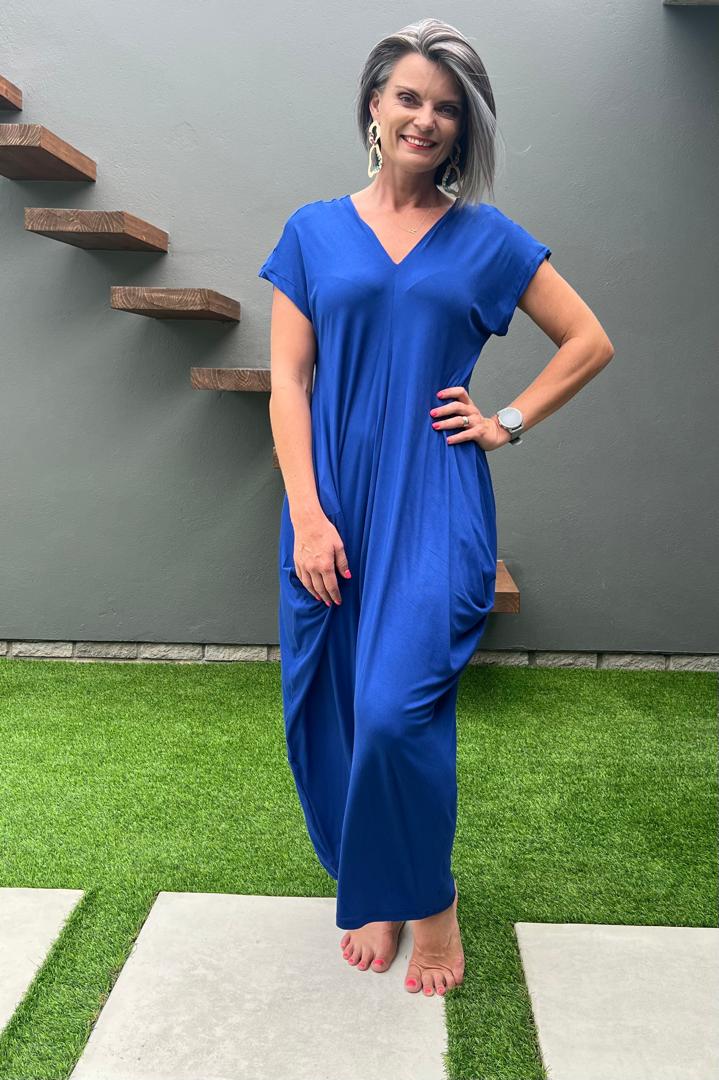 Salome Dress Surf Blue