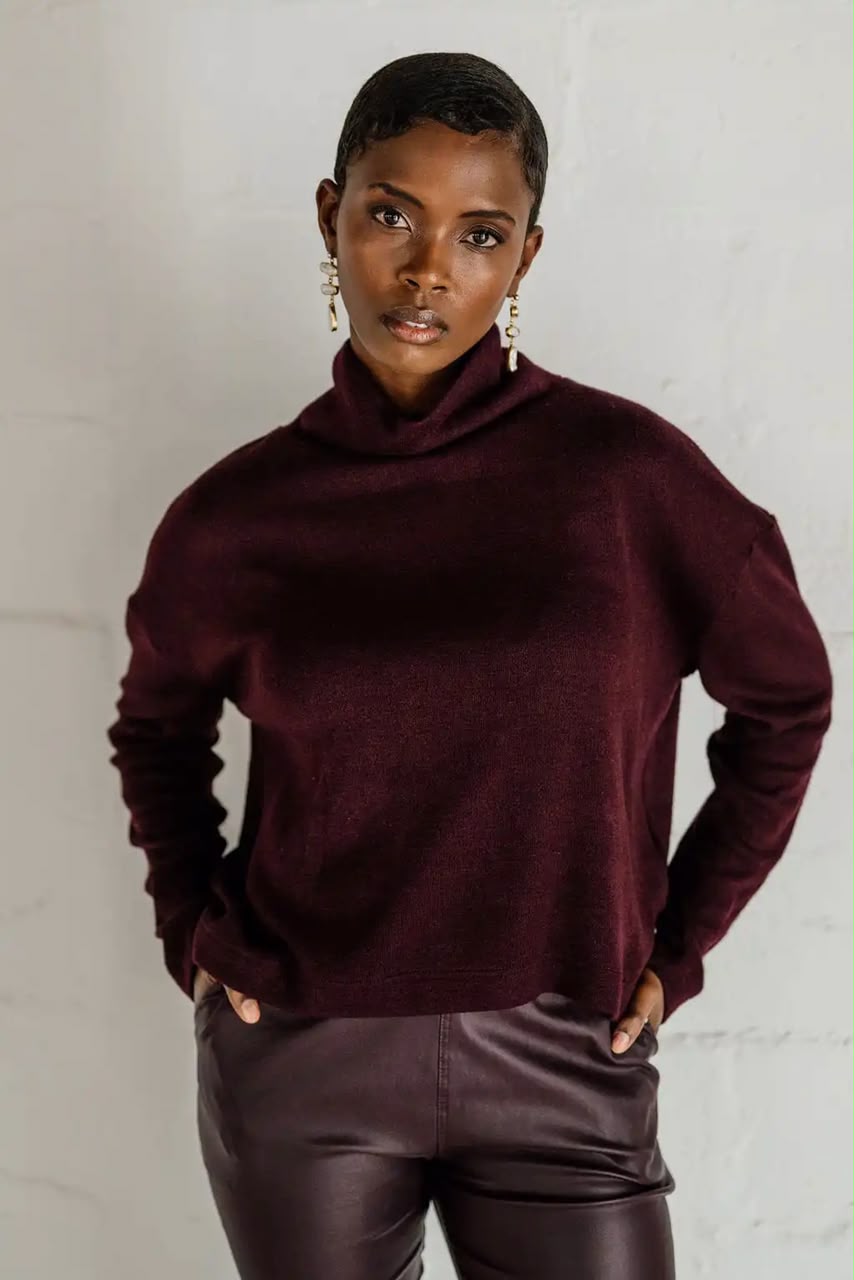 Slouch Knit Wine