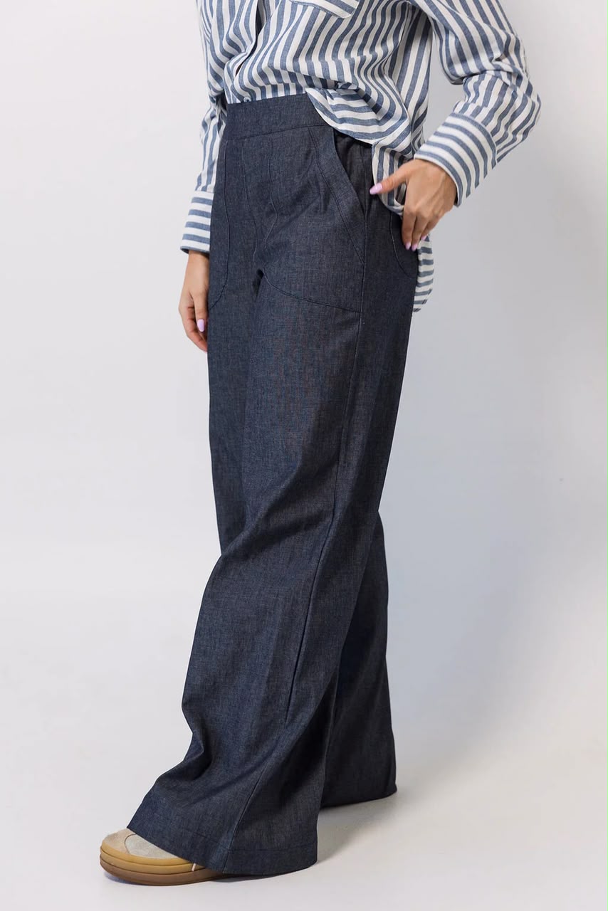 Marlow Wide Leg Denim Pants