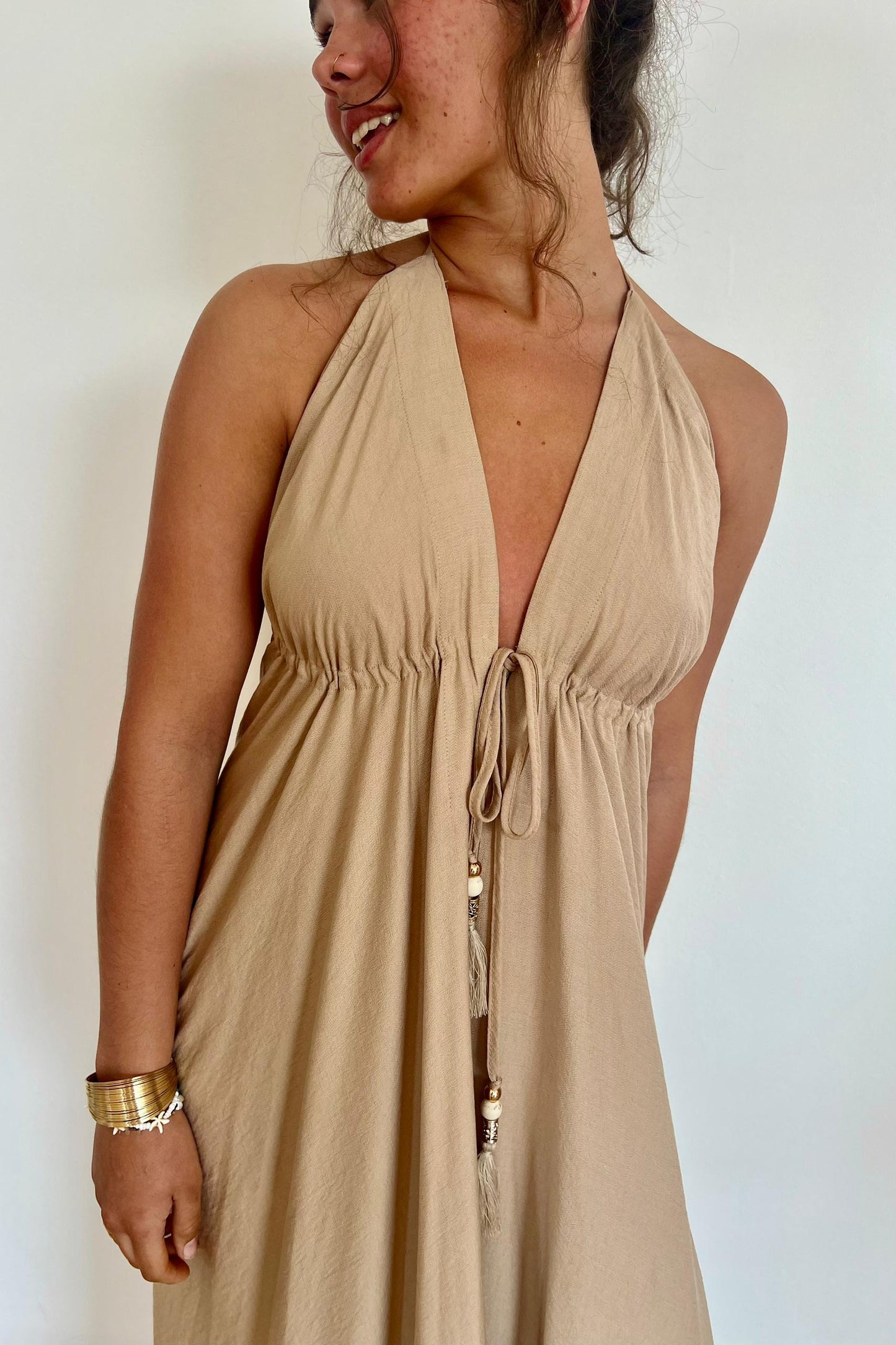 Vacation Dress Beige