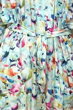 Print Gown/Kimono