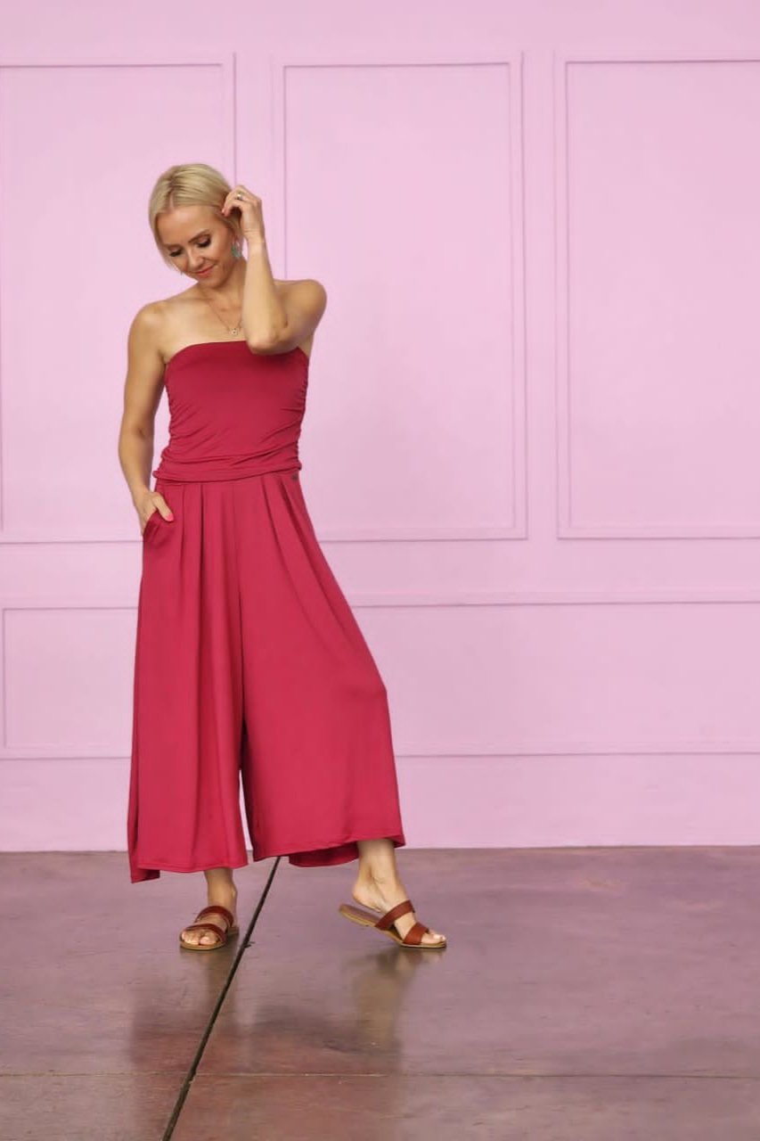 Maddy Jumpsuit Lipstick