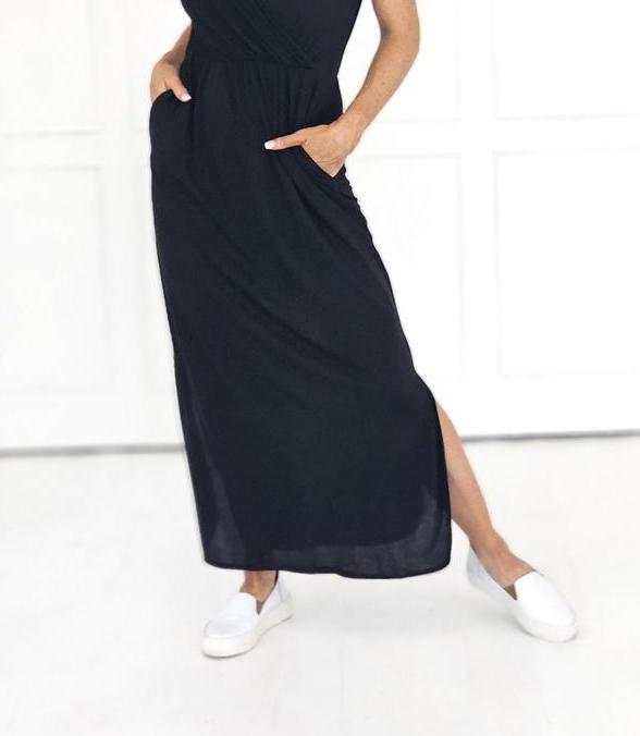 Luna Maxi Dress Black