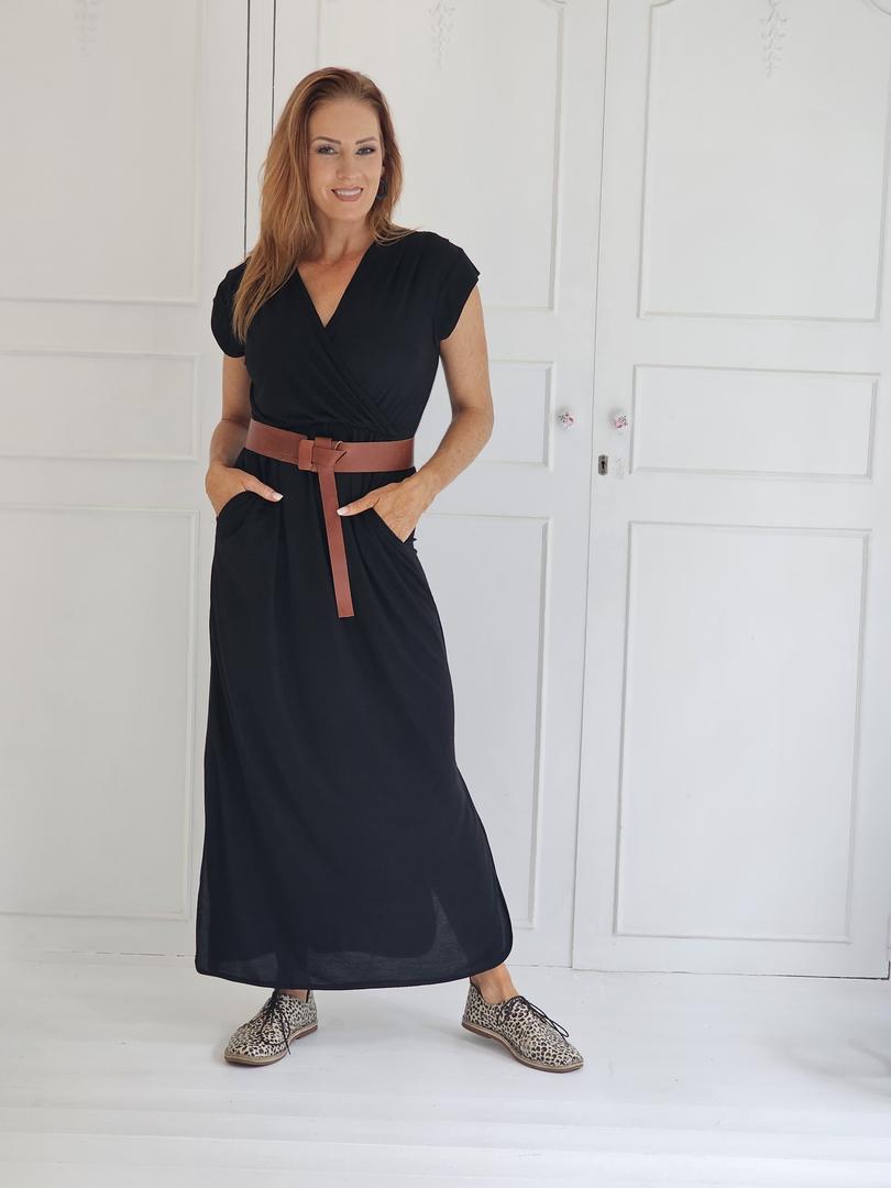 Luna Maxi Dress Black