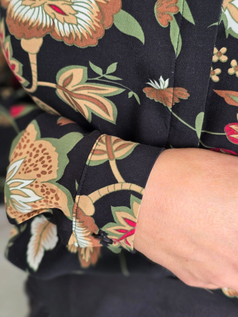 Harper Black Floral Shirt