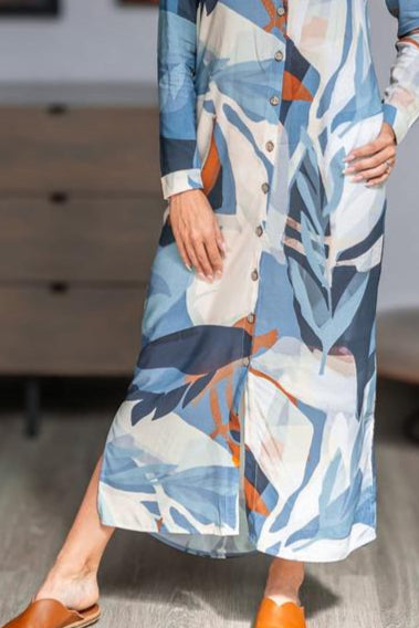 Willow Dress Maxi Sky Palm