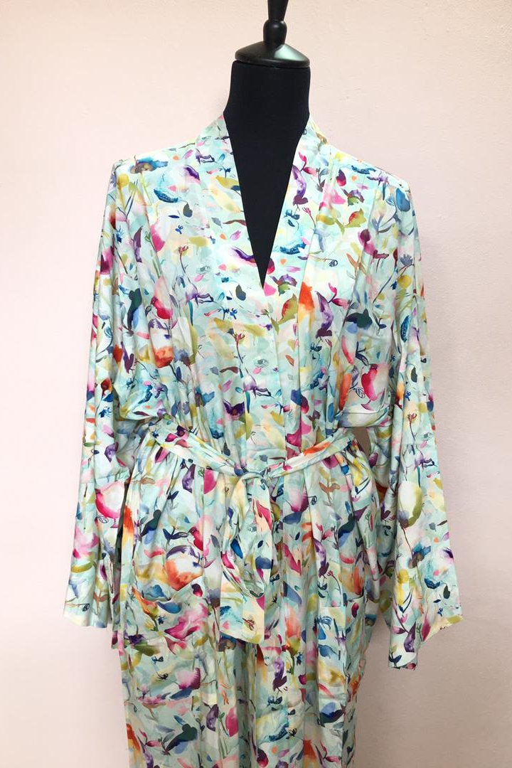 Print Gown/Kimono