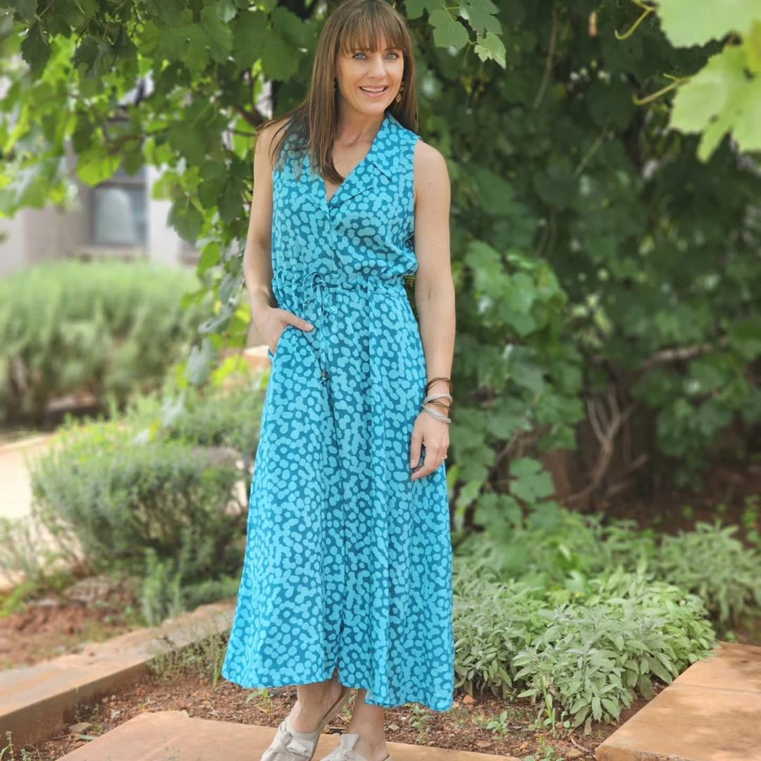 Florance Dress Aqua