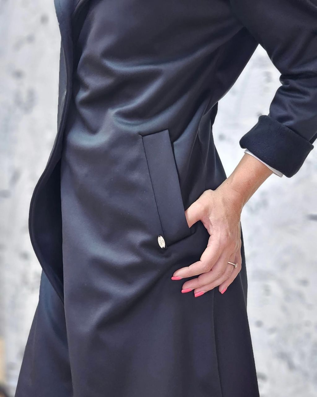 Jane Coat Soft Shell Black