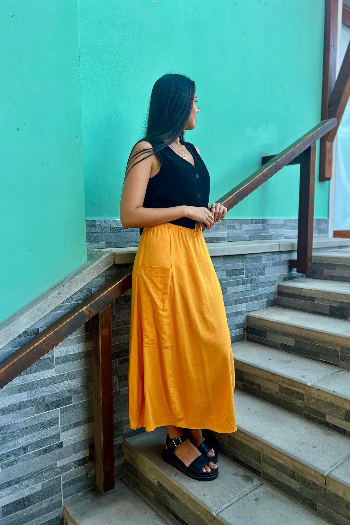 Coco Skirt Golden/Yellow