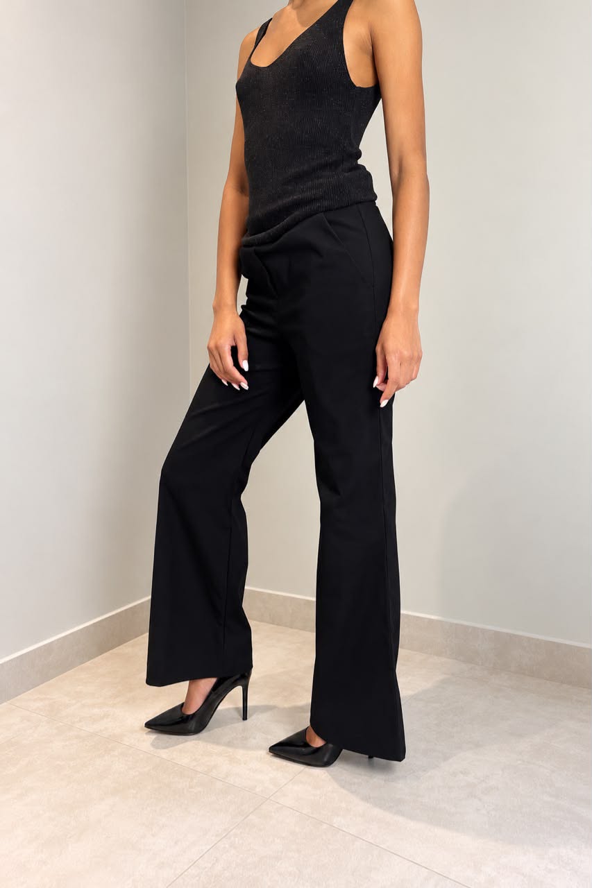 Bengaline Wide Leg Pants