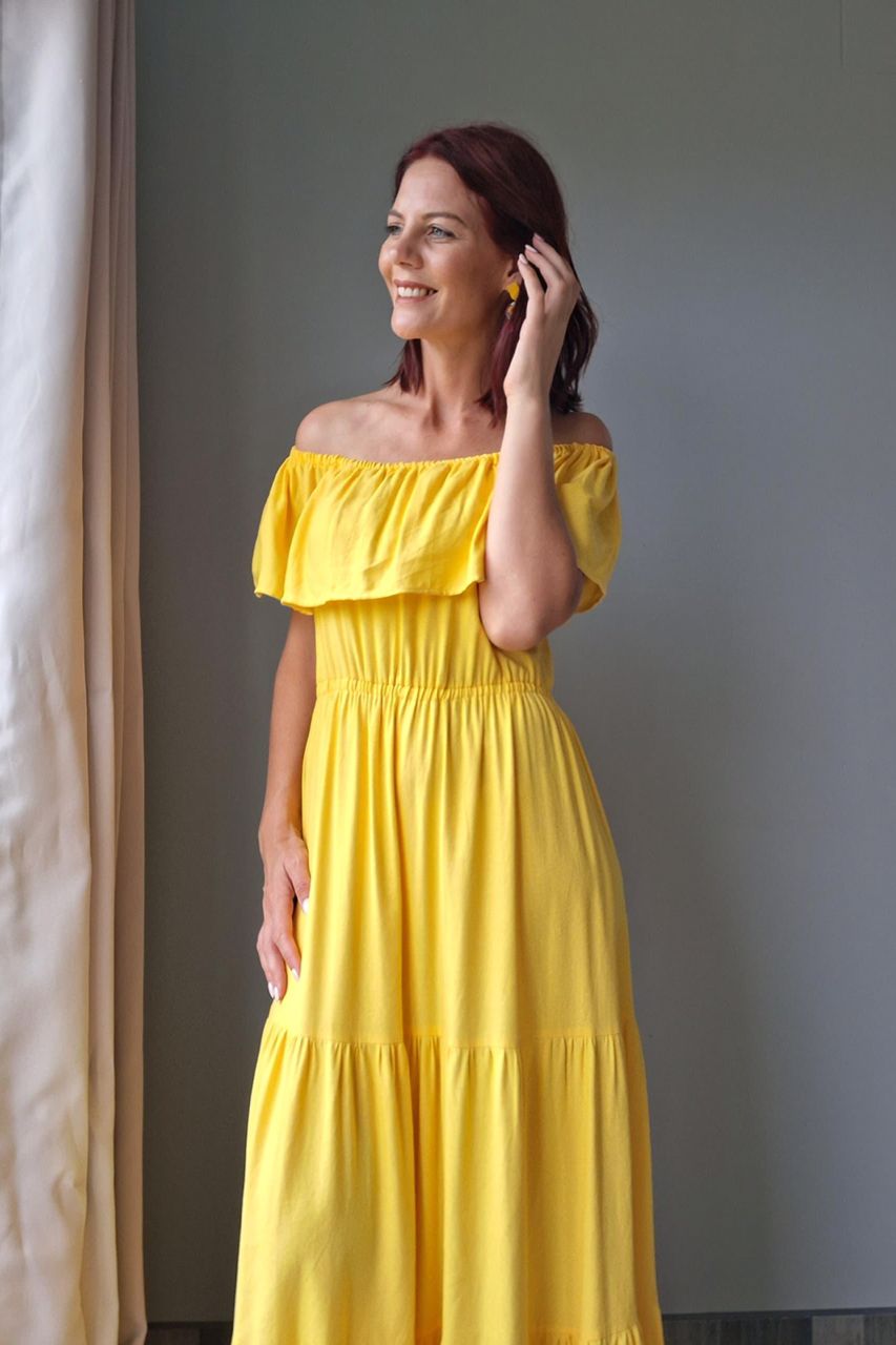 Phoebe Dress Yellow