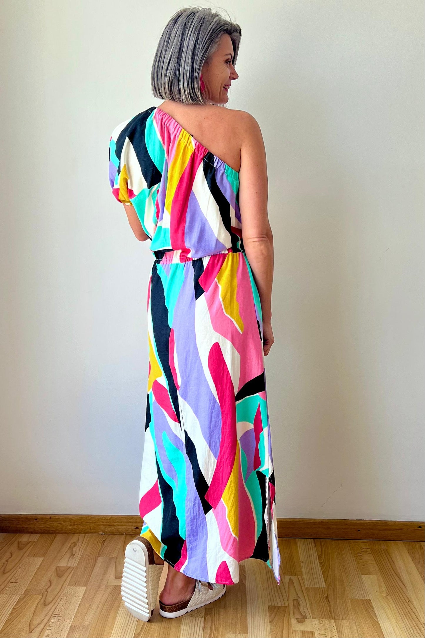 Birthday One Shoulder Dress