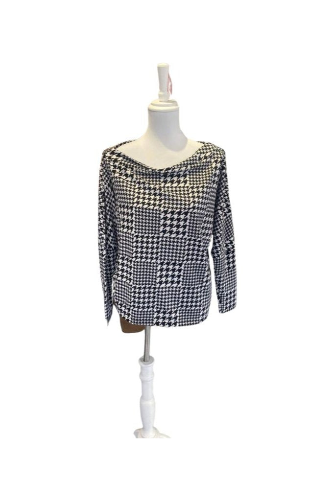 Monsoon Houndstooth Top