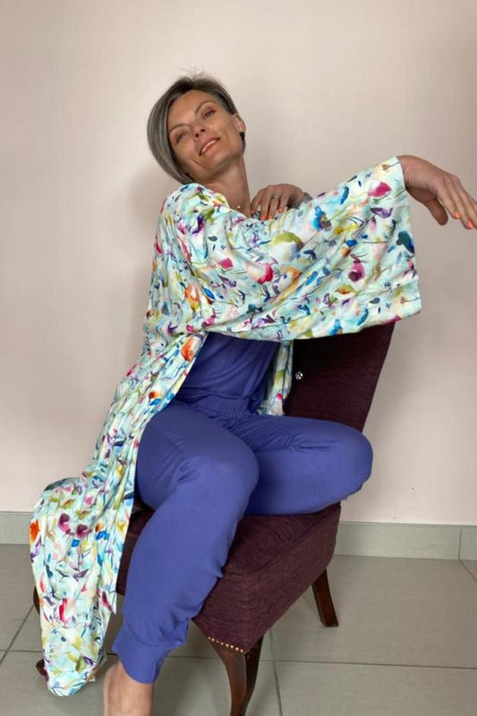 Print Gown/Kimono