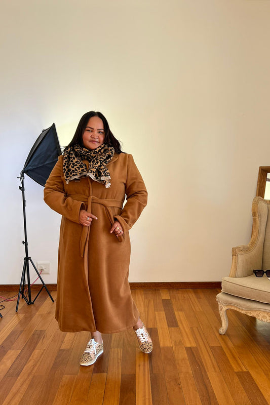 Maddison Coat Latte Melton