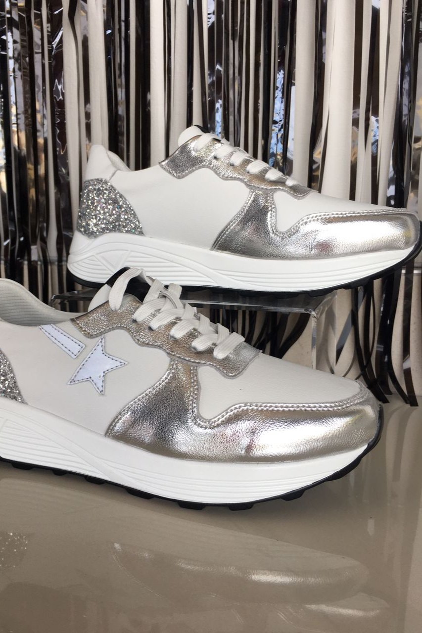 Paisley White Sneaker