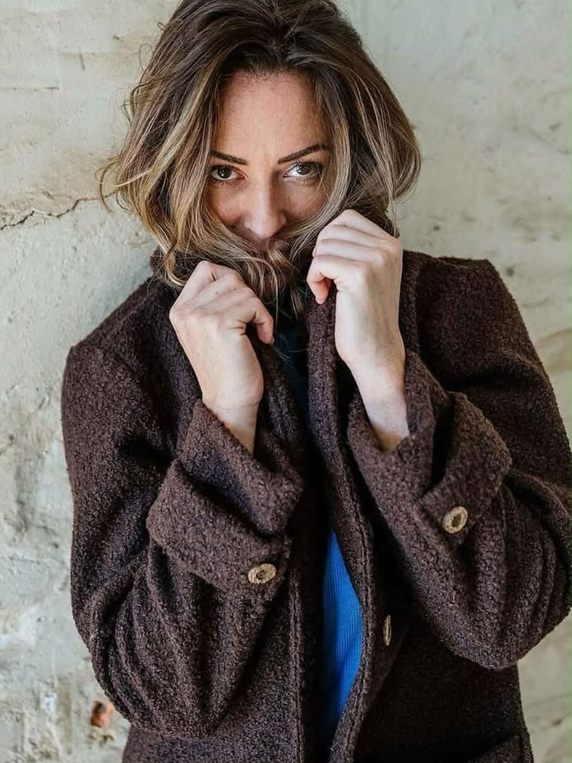 Cardi Coat Boucle Choc