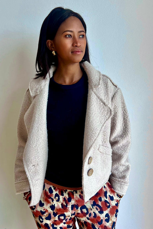 Boxy Jacket Oatmeal