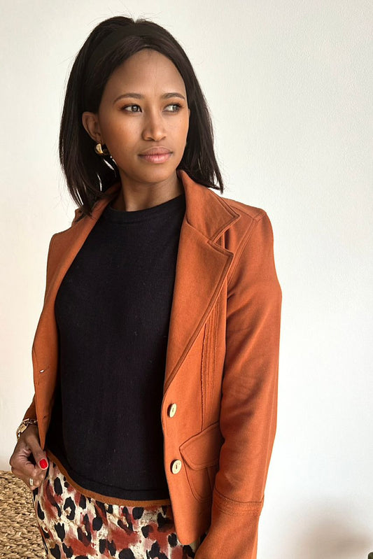 Basic Blazer Umber