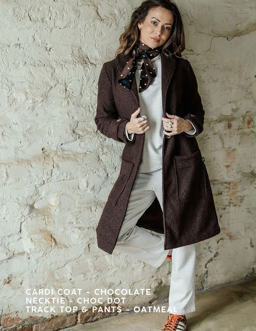 Cardi Coat Boucle Choc