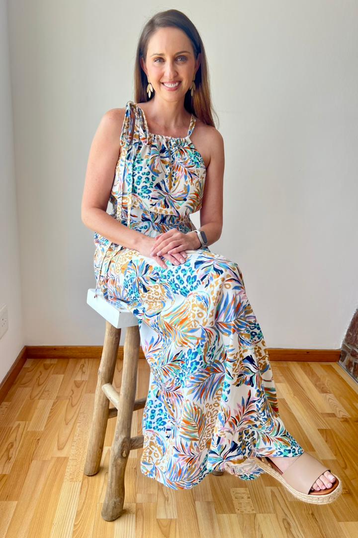 Lelane Halterneck Maxi Dress Urban Bliss