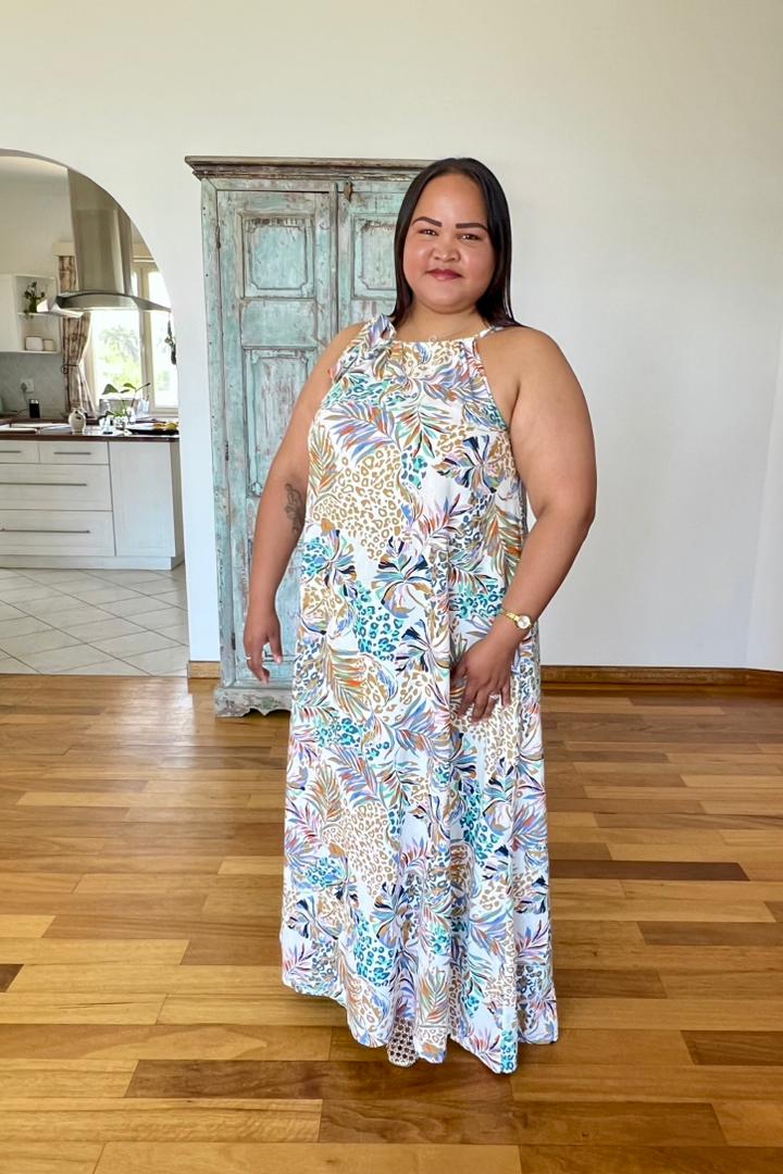Lelane Halterneck Maxi Dress Urban Bliss