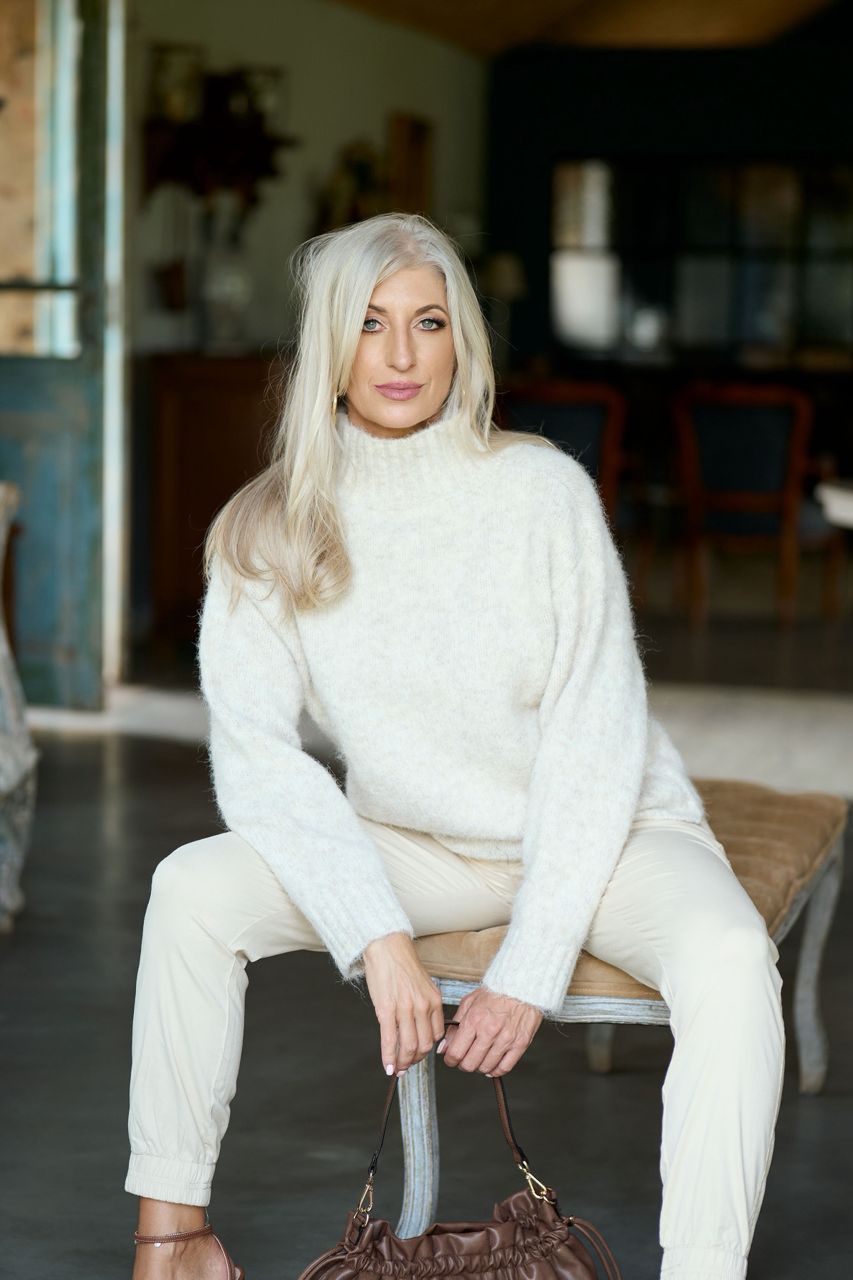 Speckled Knit Cream
