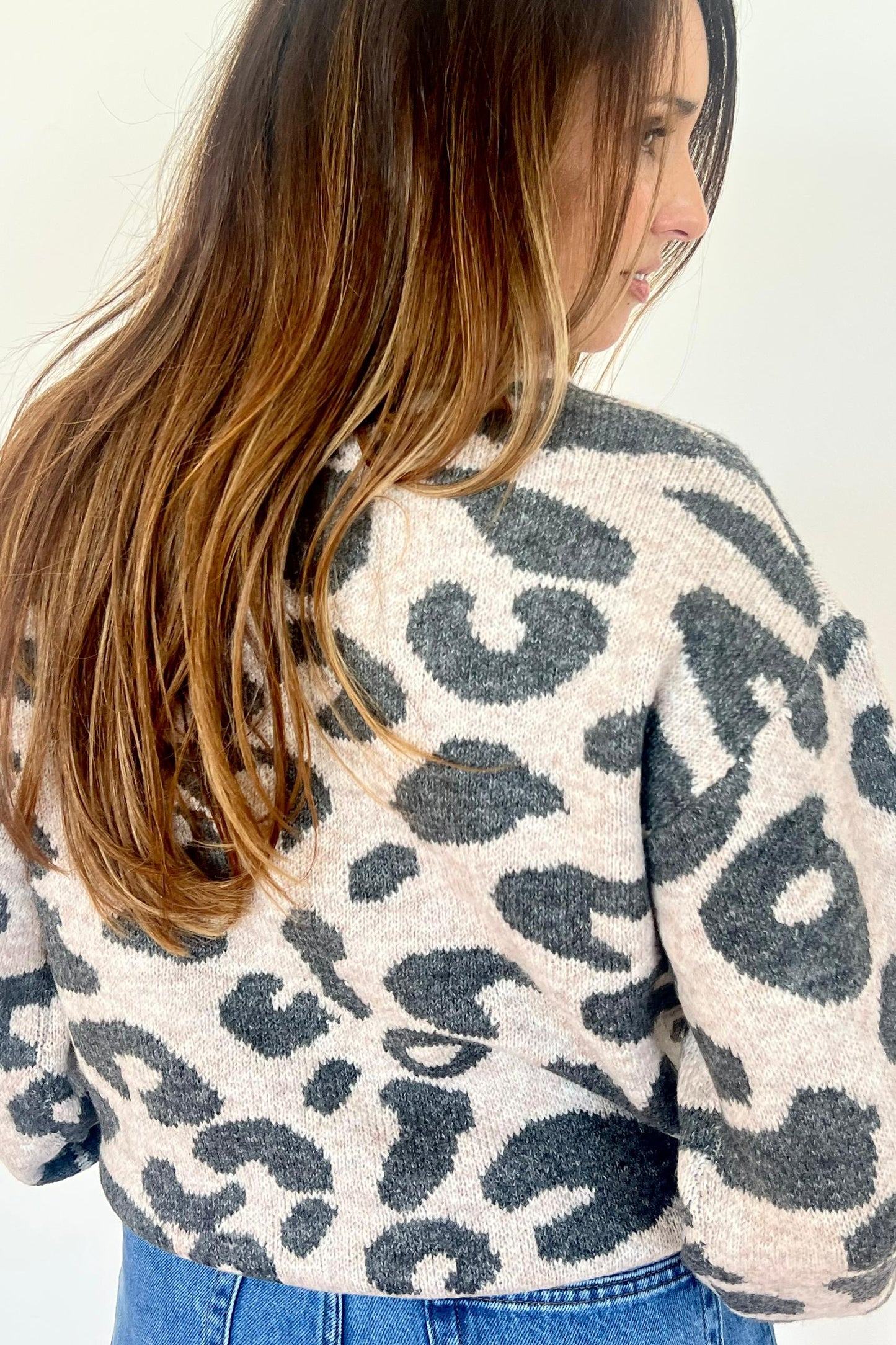 Leopard Brown Knit