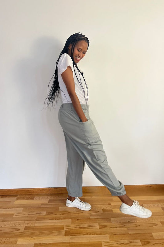 Cocoon Pants Grey Rock