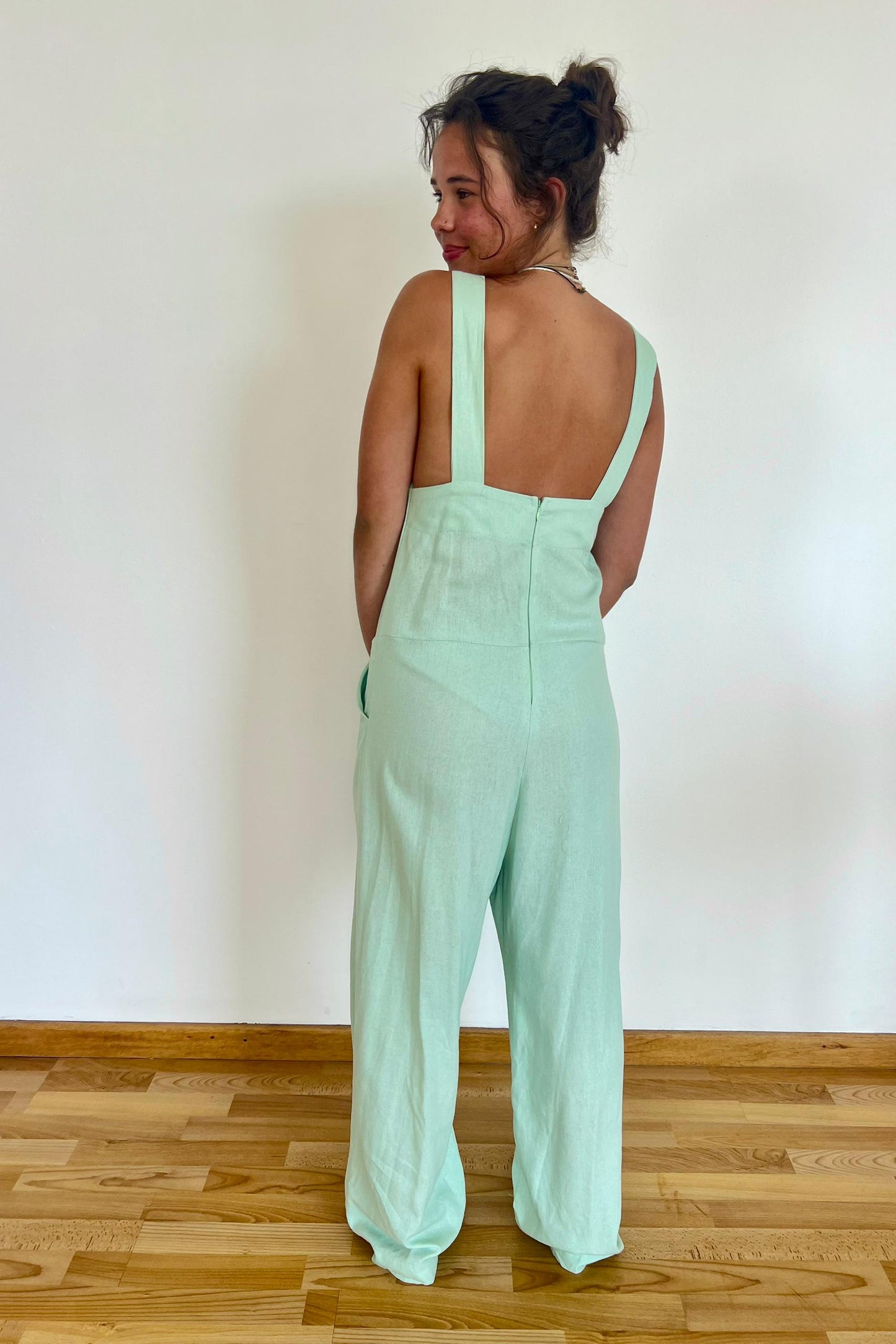 Bo Linen Jumpsuit Fatique