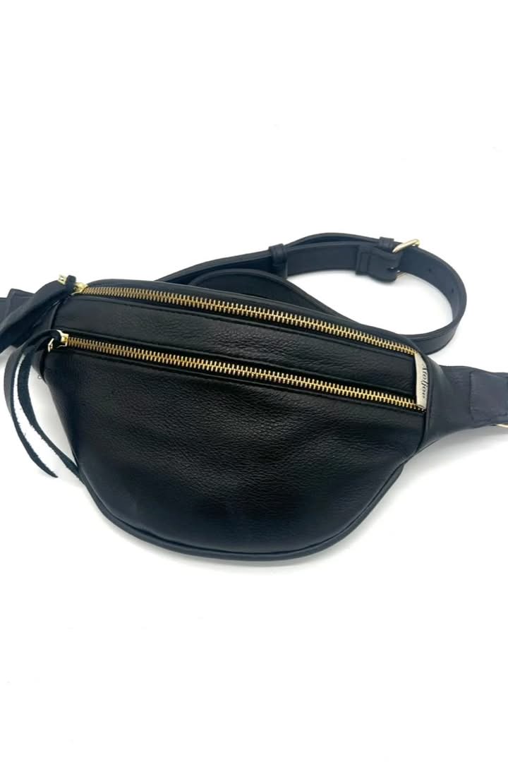 Michél Leather Moon Bag