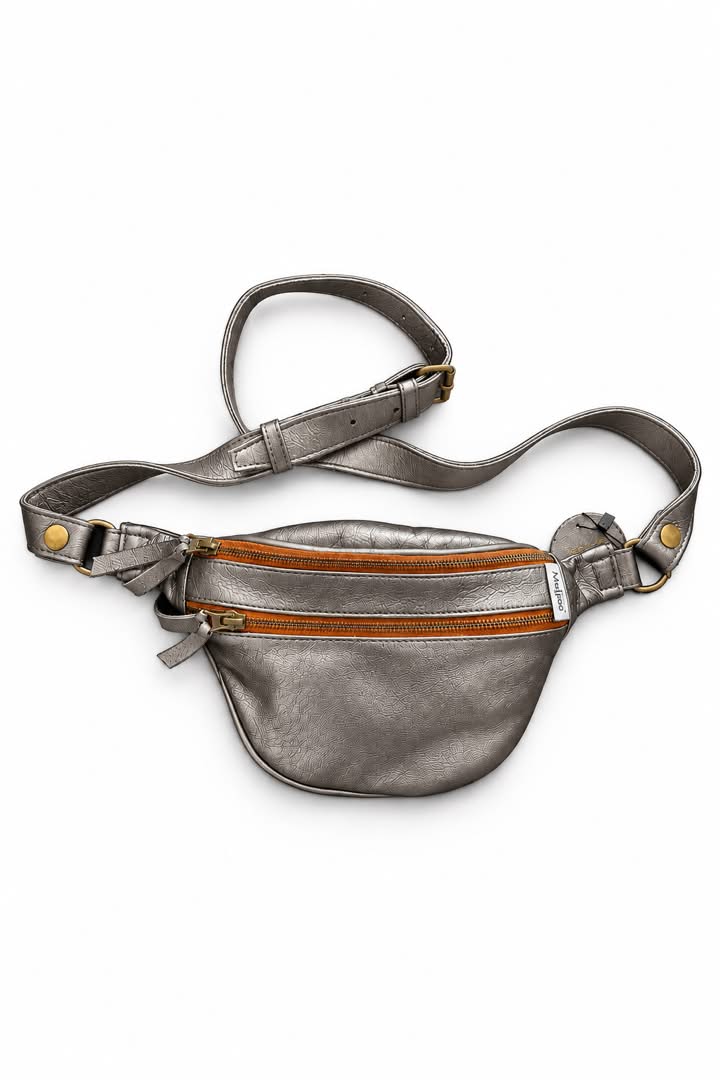 Michél Leather Moon Bag