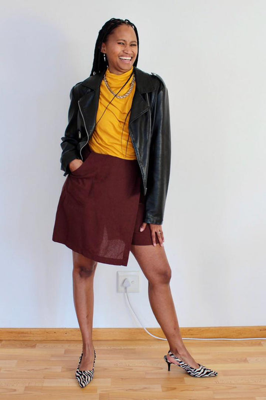High Waisted Sample Shorty Skirt