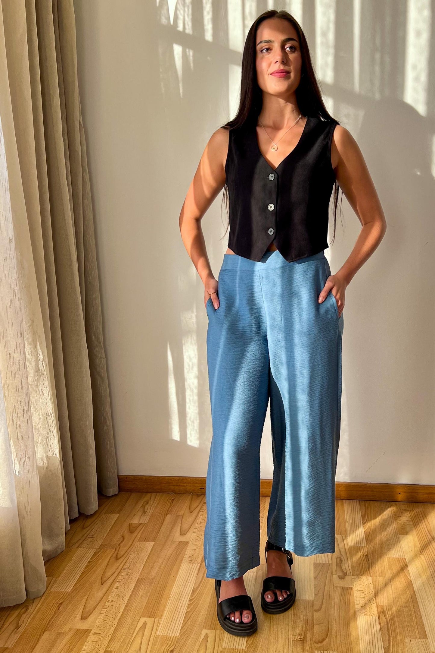 Sandra Pants Storm Blue