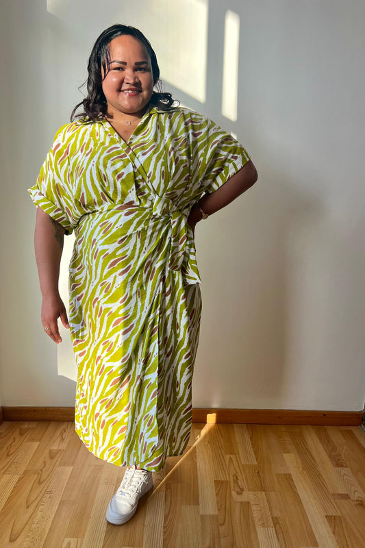 Aldi Wrap Dress Sienna Print