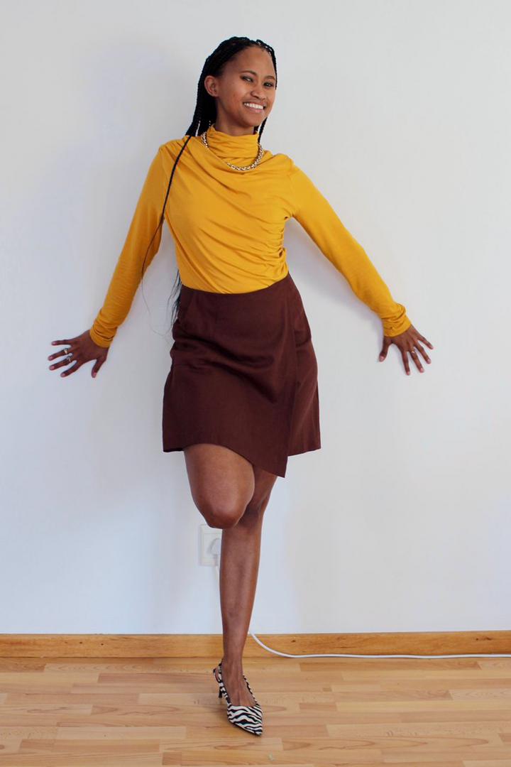 High Waisted Sample Shorty Skirt