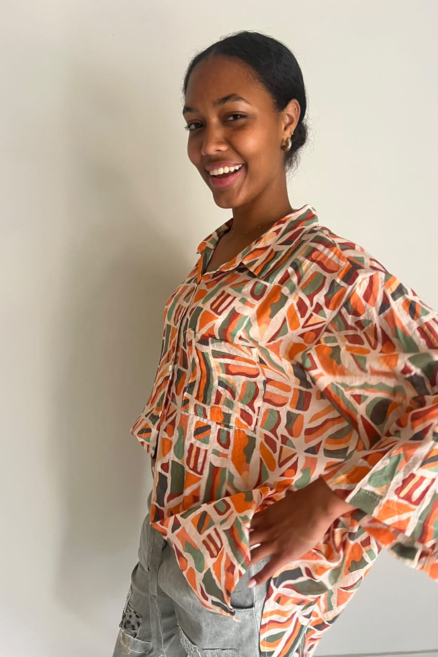 Italian Print Blouses