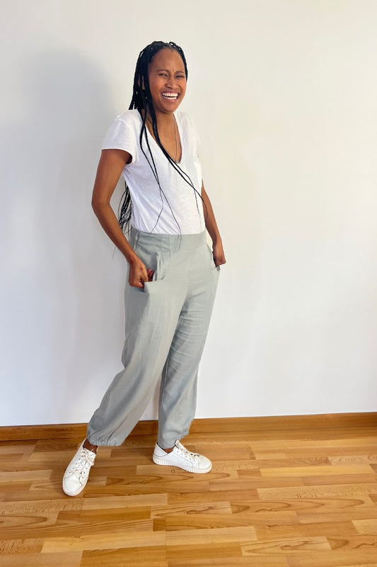 Cocoon Pants Grey Rock